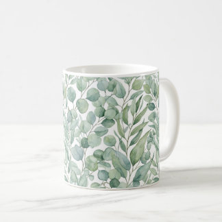 Café Papel de embrulho para caneca com folhas de eucali