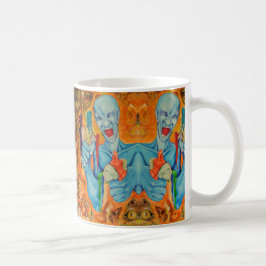 Café Para eu sou artista repetir caneca de arte