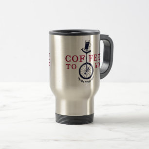 Café para Ir! Caneca de viagem isolada