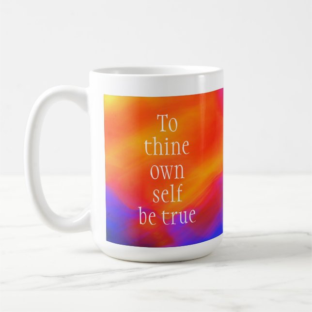 Café Para você ser uma verdadeira caneca de Jo Images (Esquerda)