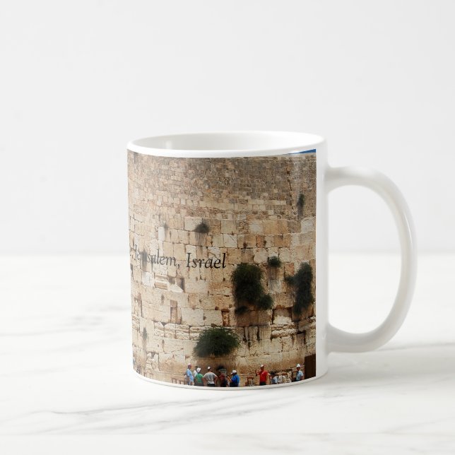 Café Parede ocidental do templo, caneca de Jerusalem, (Direita)
