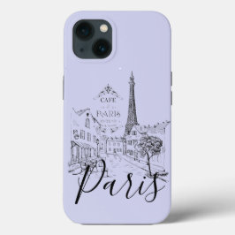 Cafe Paris Capinha de iPhone Case-Mate