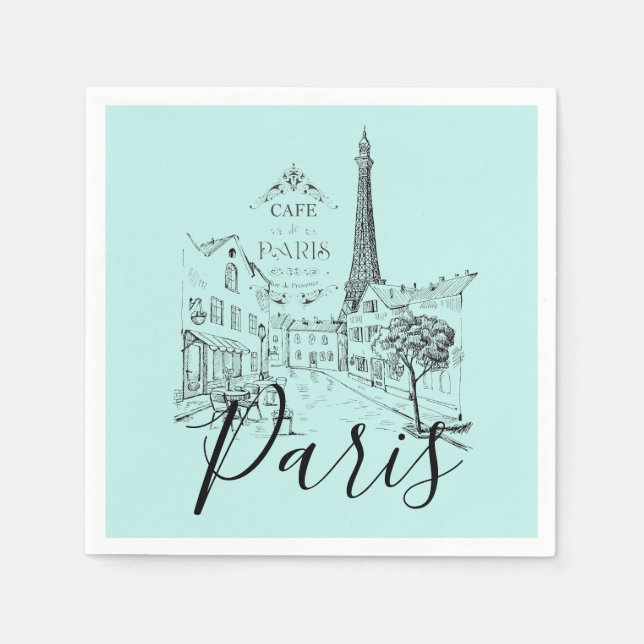 Cafe Paris   Guardanapos (Frente)