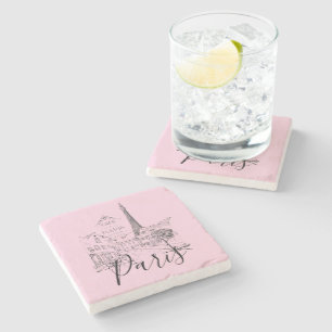 Café Paris   Porta-copos de Pedra
