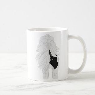 Café Parte dianteira e bumbum da caneca de Shih-Tzu