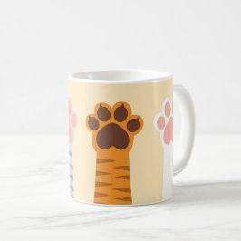 Café Pata de gato na caneca