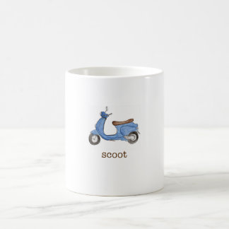 Café Patinete do azul da caneca de PKM