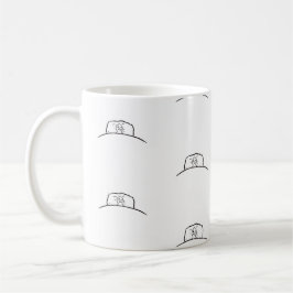Café Pato na caneca da cama. Caneca de Pato Cento