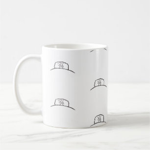 Café Pato na caneca da cama. Caneca de Pato Cento