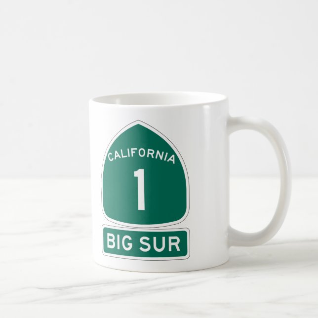 Café PCH - Estrada 1 de CA - caneca grande de Sur (Direita)