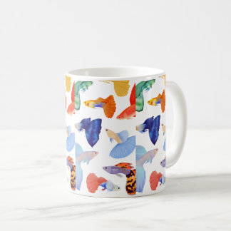 Café Peixes Caprichosos Coloridos – Presente de Caneca 