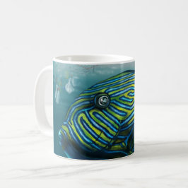 Café Peixes marinhos - caneca de conservação