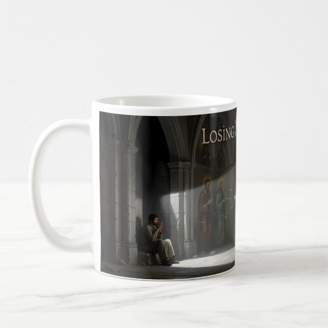 Café Perdendo Minha Religião Caneca Sonho de Dúvida Sag (Esquerda)