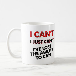 Café Perdeu a Habilidade de Poder Caneca Engraçada ou C
