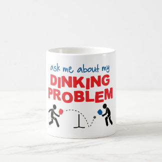 Café "Pergunte-me sobre caneca de Pickleball do meu