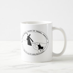 Café Perseguindo a caneca dos moinhos de vento