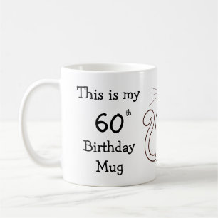 Café Personalizado Esta é a minha 60ª caneca de anivers