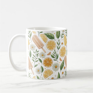 Café Picolé de Limão e Caneca Floral de Margarida – Jar