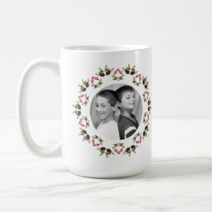 Café Pinhas e bagas, caneca de mandala