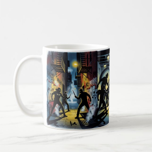 Café Pinte de Preto — Caneca Joy Fading Into Shadow (Esquerda)