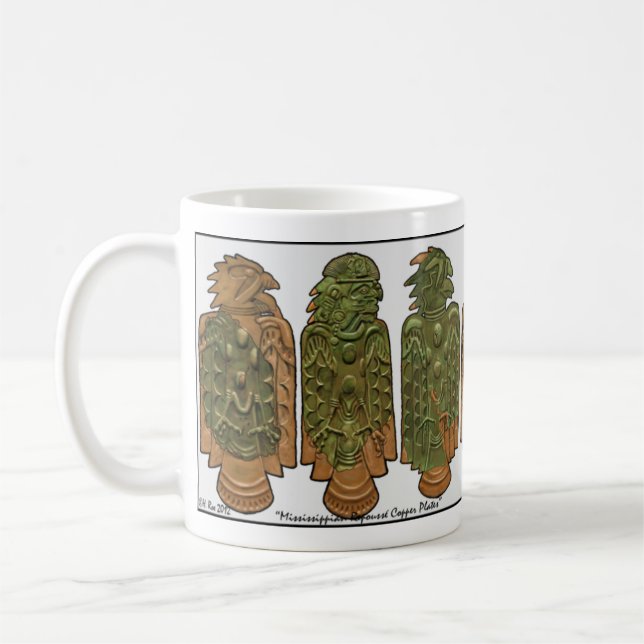 Café Placas de Cobre Mississipiano Caneca (Esquerda)