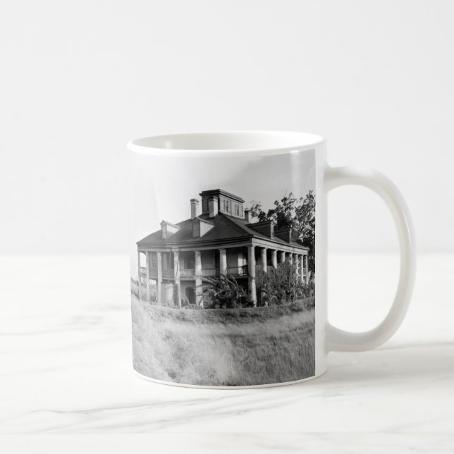 Café Plantação de sete carvalhos, caneca do LA de (Direita)