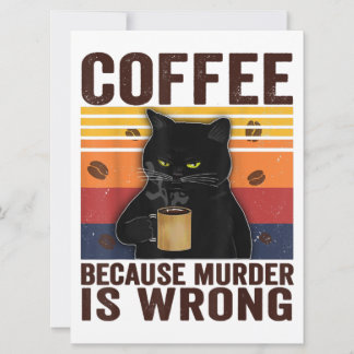 Café Porque O Assassinato É Errado O Amor De Gato 