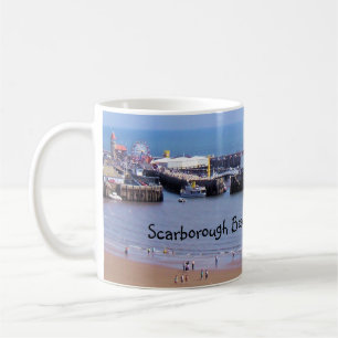Café Praia de Scarborough, caneca do panorama de