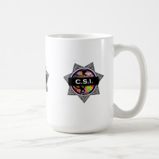 Café Presente da caneca do programa televisivo de CSI
