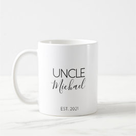 Café Presente de Anúncio de Gravidez para Tio Caneca de