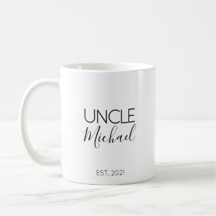 Café Presente de Anúncio de Gravidez para Tio Caneca de