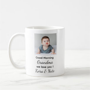 Café Presente de Caneca com Foto e Mensagem dos Netos p