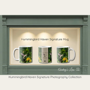 Café Presente de Caneca da Natureza Hummingbird Haven