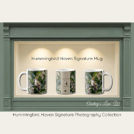 Café Presente de Caneca da Natureza Hummingbird Haven