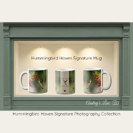Café Presente de Caneca da Natureza Hummingbird Haven