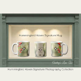 Café Presente de Caneca da Natureza Hummingbird Haven
