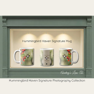 Café Presente de Caneca da Natureza Hummingbird Haven