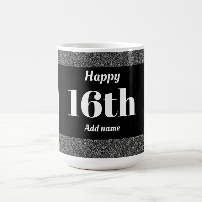 Café presente de caneca de aniversário personalizada pa (Centro)