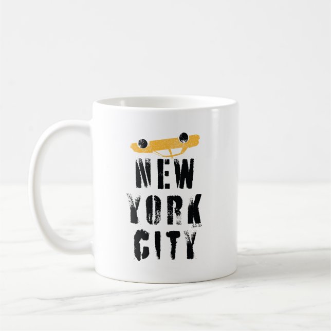 Café Presente de caneca divertida da cidade de Nova Yor (Esquerda)