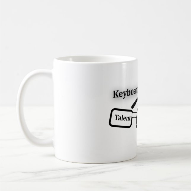 Café Presente de Natal para geek de computador Caneca d (Esquerda)