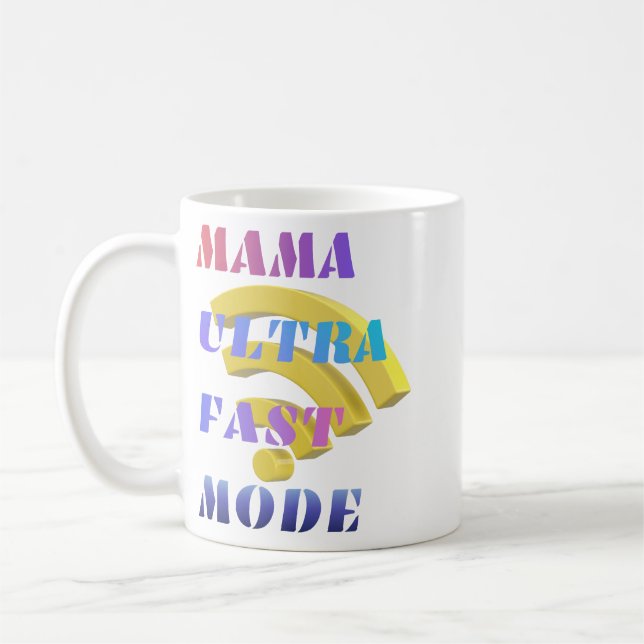 Café Presente engraçado de tecnologia para mãe - Caneca (Esquerda)