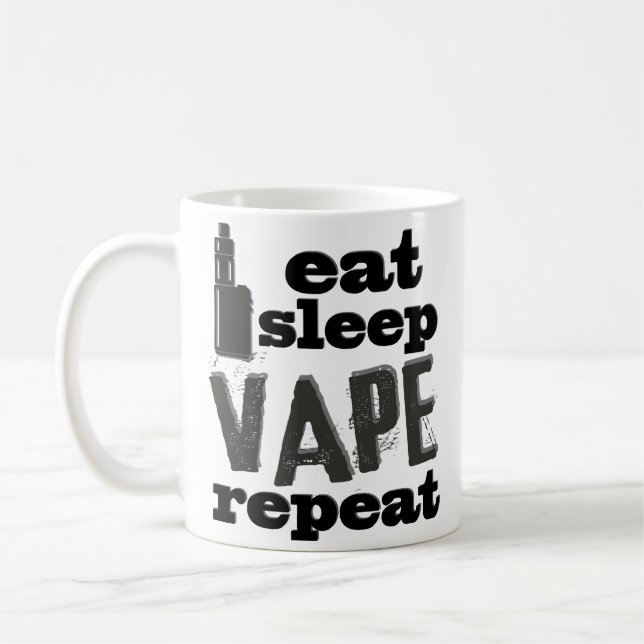 Café Presente engraçado de Vapist Vape da caneca de (Esquerda)