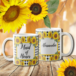 Café Presente para Dama de Honra Caneca Personalizada c