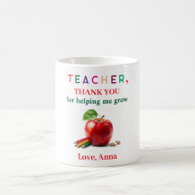 Presente para Professor – Caneca de Maçã com Mensa