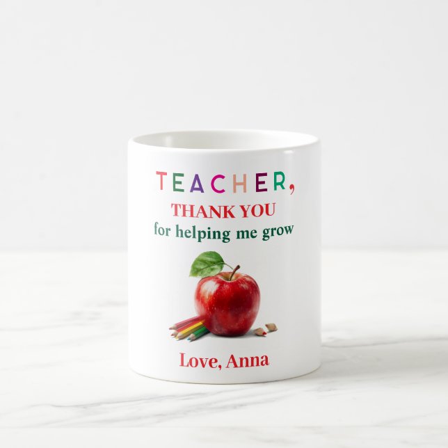 Café Presente para Professor – Caneca de Maçã com Mensa (Centro)