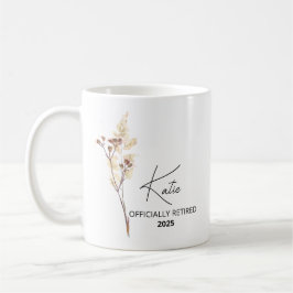Café Presentes de Aposentadoria para Professora, Caneca