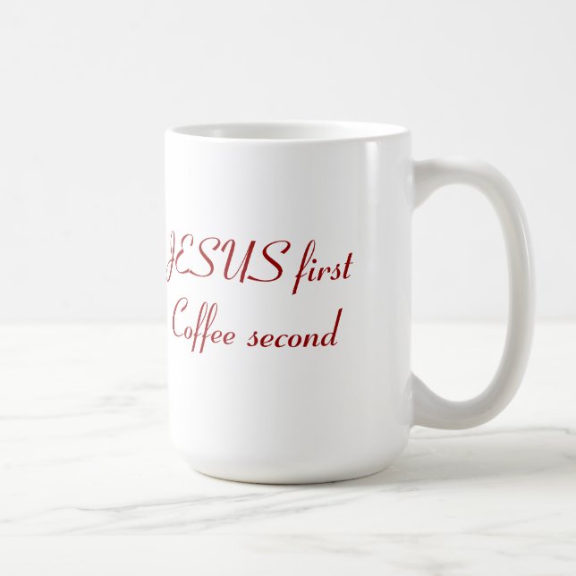 Café Primeira caneca de Jesus (Direita)