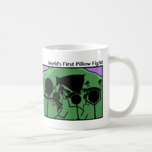 Café Primeira caneca engraçada de Stickman da luta de