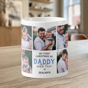 Café Primeiro Natal como Papai 9 Caneca de Fotos