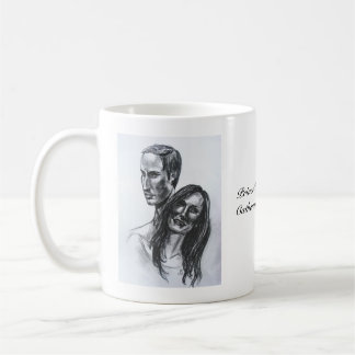 Café Príncipe William e caneca de Catherine Middleton